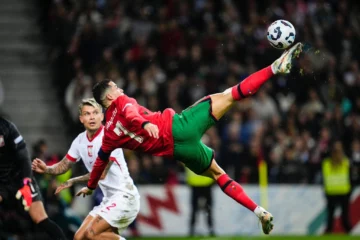 Cristiano Ronaldo deslumbrante: metió este golazo de chilena